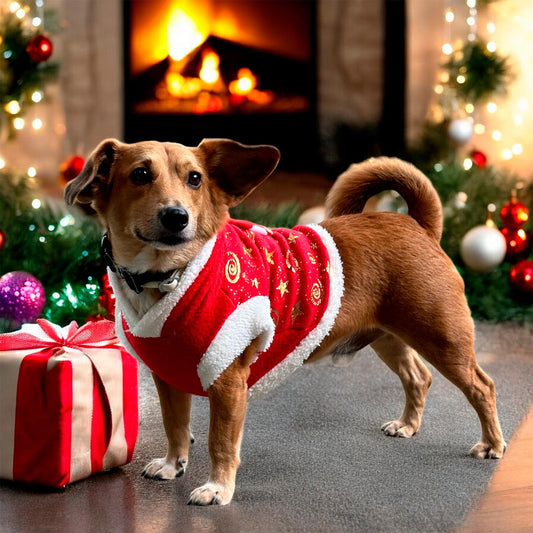 Disfraz Navideño para Mascotas - Ropa de Perros y Gatos